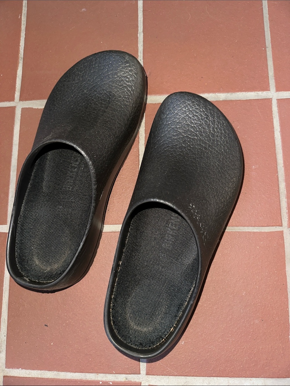 Birkenstocks Black Slip-On work clogs